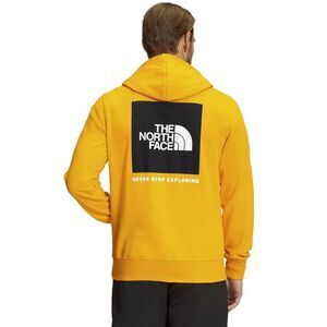 The North Face Mens Box NSE Pullover Hoodie Large Cone Orange/Tnf Black - NWT